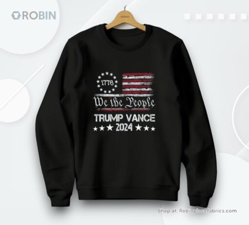 Trump Vance 2024 President Trump Supporter Re Election Unisex Shirt