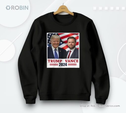 Trump Vance 2024 Shirt, Usa Flag Shirt, Trump Vance Shirt, Trump 2024 Unisex Shirt