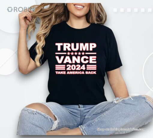 Trump Vance 2024 Take America Back President Vp Election Shirt