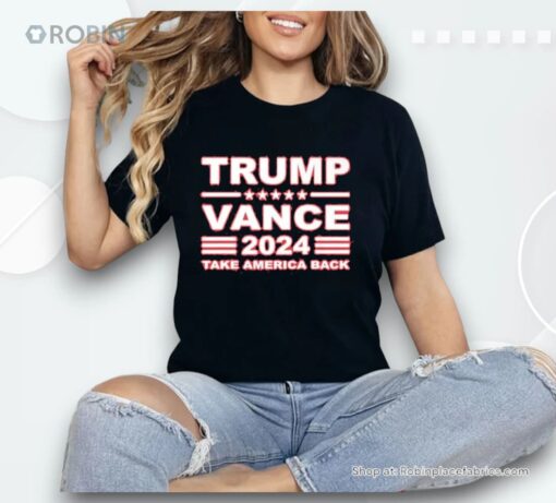 Trump Vance 2024 Take America Back President Vp Election Shirt