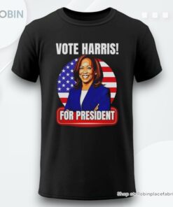 Vote Kamala Harris For President 2024 American Flag Shirt