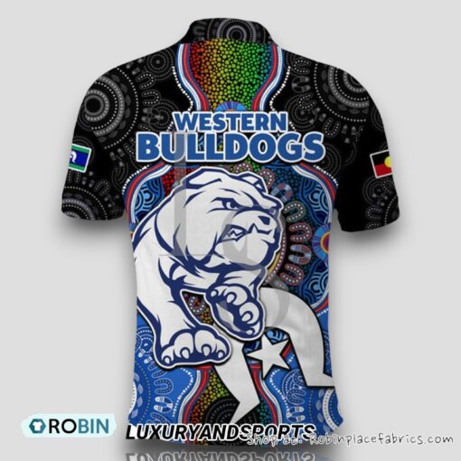 Western Bulldogs Football Naidoc Week Indigenous Polo Shirt