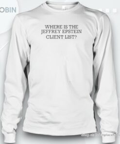 Where Is The Jeffrey Epstein Client Lisunisex Shirt