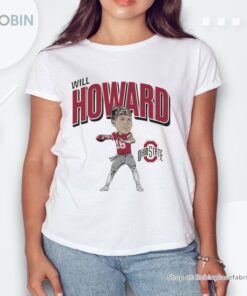 Will Howard Ohio State Buckeyes Caricature 2024 Shirt