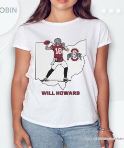 Will Howard Ohio State Buckeyes State Star 2024 Shirt