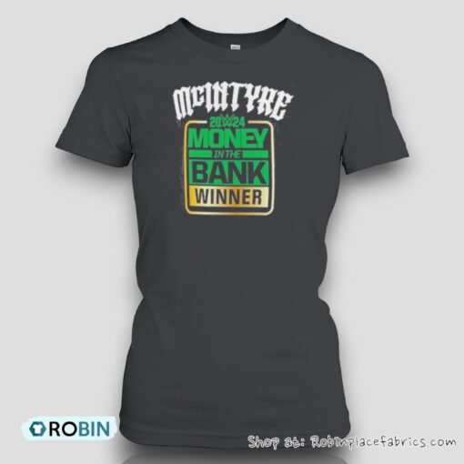 Wwe Drew Mcintyre Money In The Bank 2024 Winner Unisex Shirt