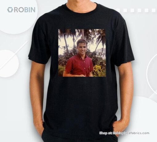 Young Throwback Joe Biden Photo Shirt