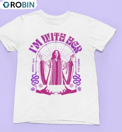2024 Girls I’m With Her Kamala Shirt, Musthave Sweatshirt T-shirt