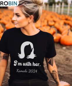 2024 I’m With Her Kamala Shirt, Democratic Voter Long Sleeve Unisex Shirt, Hoodie, Sweatshirt Hoodie