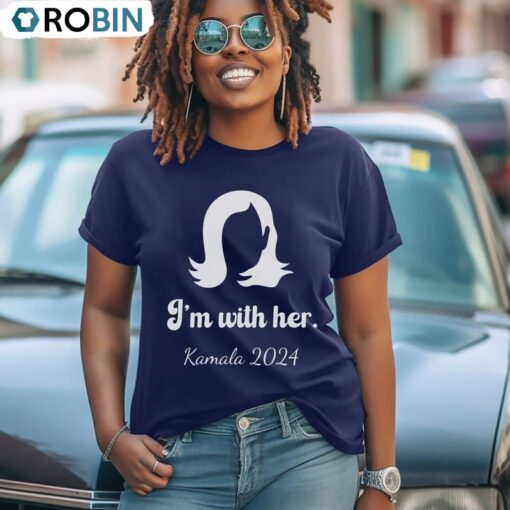 2024 I’m With Her Kamala Shirt, Democratic Voter Long Sleeve Unisex Shirt, Hoodie, Sweatshirt Hoodie