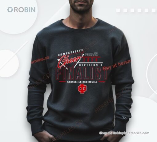 2024 Mhsaa Cheer D3 Finalist Grosse Ile Red Devils Shirt