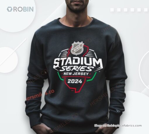 2024 Nhl Stadium Series New Jersey Logo Shirt
