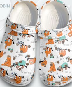 Cute Sloth Pattern Shoes   Cute Animal Crocbland Clog Birthday Gift Cute Sloth Pattern Shoes   Cute Animal Crocbland Clog Birthday Gift