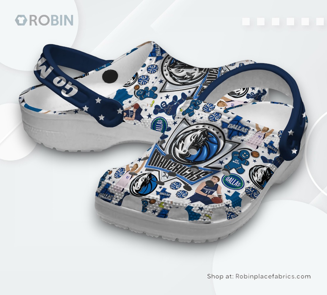 Dallas Mavericks NBA Sport Classic Crocs Shoes, Mavericks Gifts