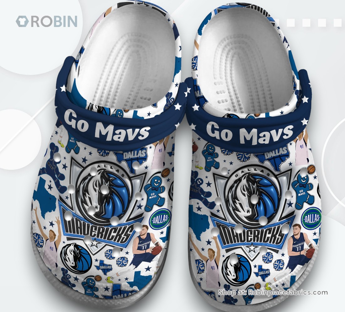 Dallas Mavericks NBA Sport Classic Crocs Shoes, Mavericks Gifts