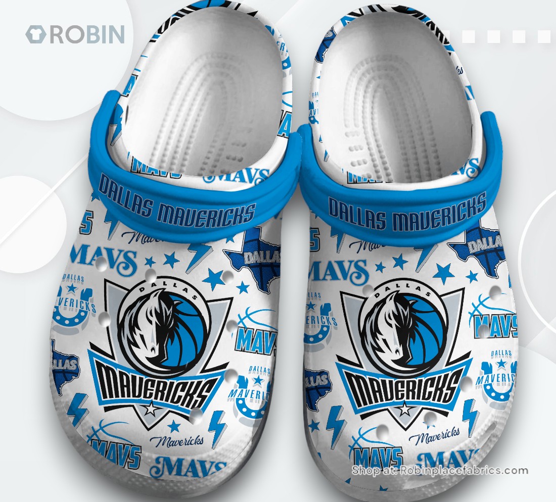 Dallas Mavericks NBA Sport Classic Crocs Shoes, Mavericks Gifts