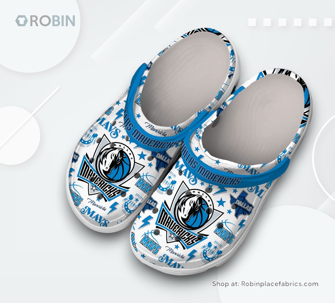 Dallas Mavericks NBA Sport Classic Crocs Shoes, Mavericks Gifts