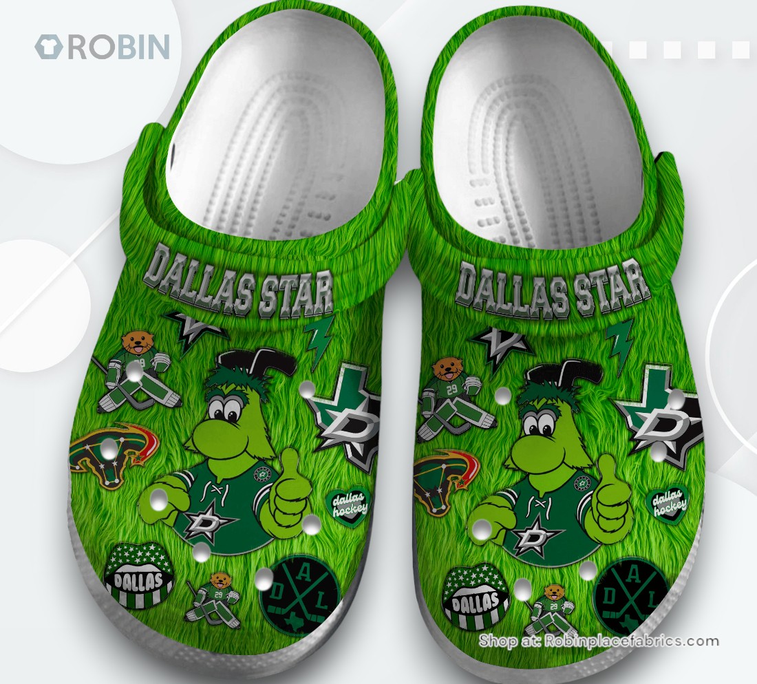 Dallas Stars NHL Sport Classic Crocs Shoes, Dallas Stars Unique Gifts Dallas Stars NHL Sport Classic Crocs Shoes, Dallas Stars Unique Gifts