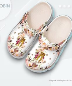 Dental Assistant Floral Dentistry Rubber clog Shoes Comfy Footwear