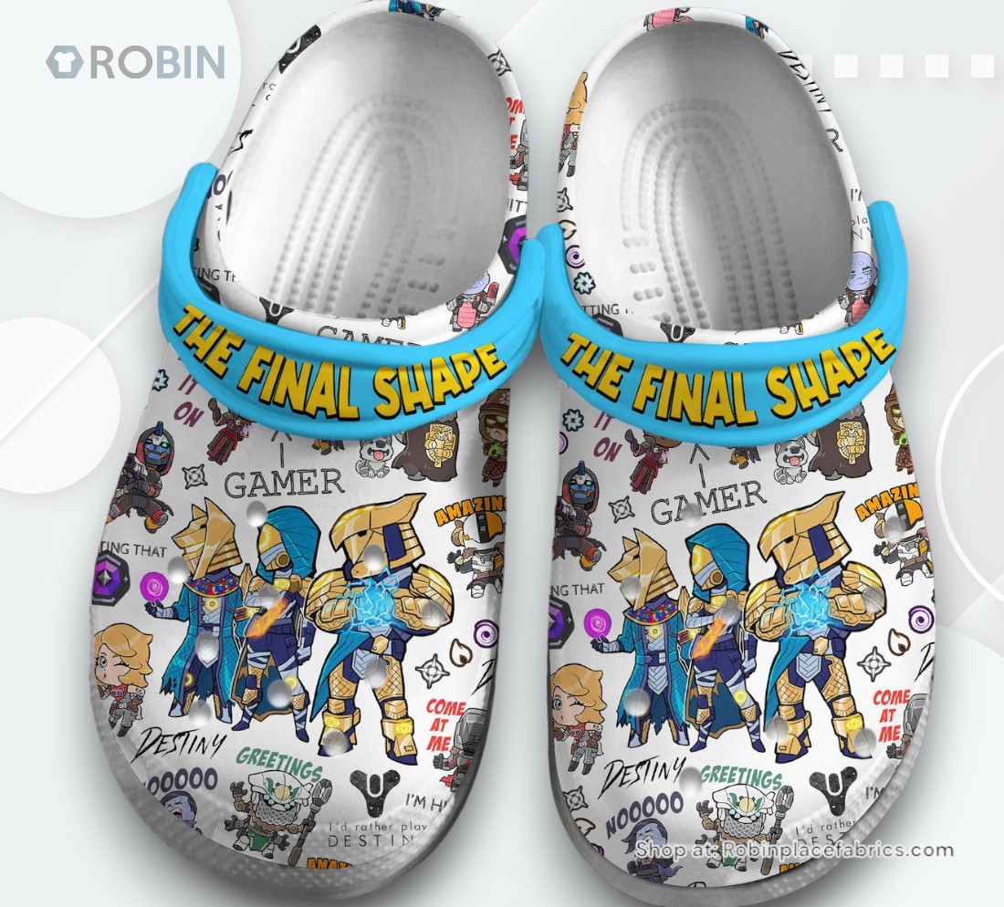 Destiny 2 The Final Shape Game Classic Crocs Shoes Destiny 2 The Final Shape Game Classic Crocs Shoes