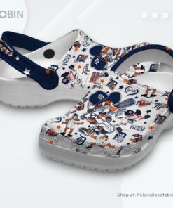 Detroit Tigers Baseball MLB Sport Classic Crocs Shoes, Tigers Gear