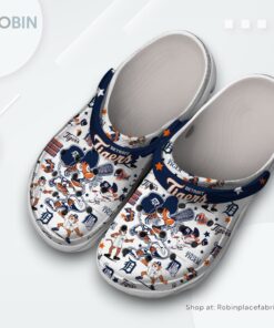 Detroit Tigers Baseball MLB Sport Classic Crocs Shoes, Tigers Gear Detroit Tigers Baseball MLB Sport Classic Crocs Shoes, Tigers Gear