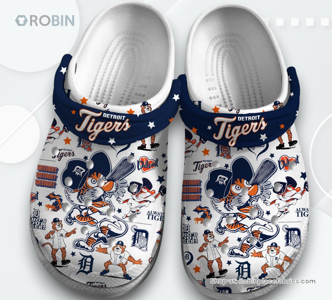 Detroit Tigers Baseball MLB Sport Classic Crocs Shoes, Tigers Gear Detroit Tigers Baseball MLB Sport Classic Crocs Shoes, Tigers Gear