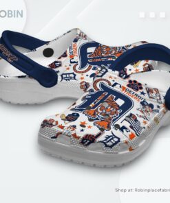 Detroit Tigers MLB Sport Classic Crocs Shoes, Detroit Tigers Gifts for Fans