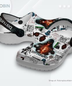Disturbed Music Classic Crocs Shoes
