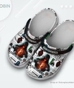 Disturbed Music Classic Crocs Shoes