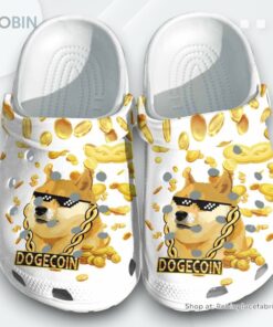 Dogecoin Custom Shoes Clogs   Funny Animal Outdoor Shoes Clogs Birthday Gift Dogecoin Custom Shoes Clogs   Funny Animal Outdoor Shoes Clogs Birthday Gift