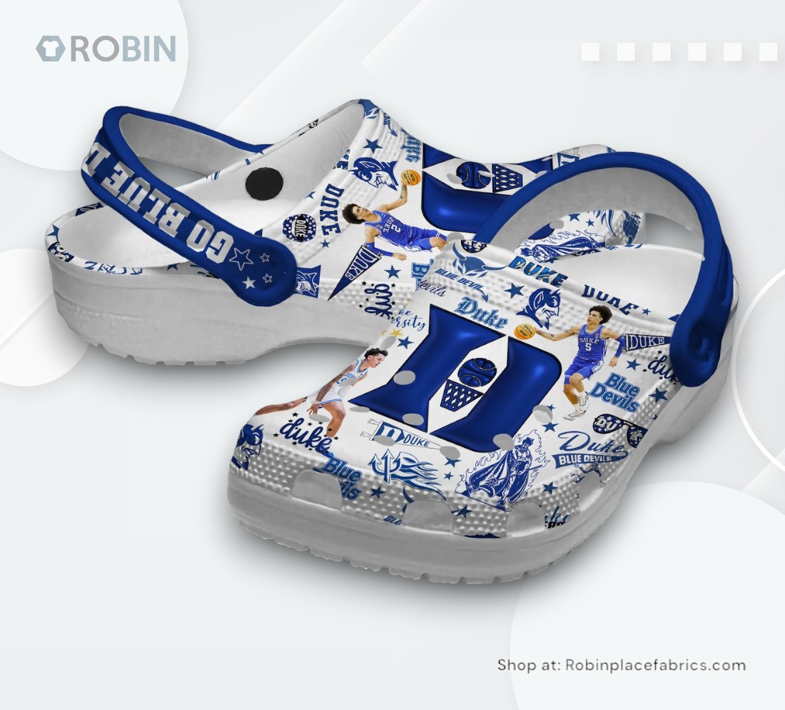 Duke Blue Devils NCAA Sport Classic Crocs Shoes, Duke Blue Devils Gifts for Fans