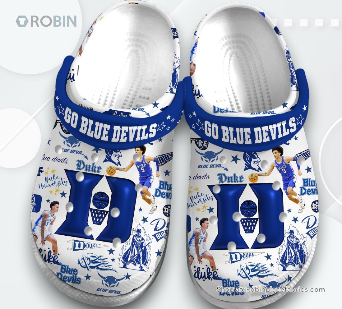Duke Blue Devils NCAA Sport Classic Crocs Shoes, Duke Blue Devils Gifts for Fans Duke Blue Devils NCAA Sport Classic Crocs Shoes, Duke Blue Devils Gifts for Fans