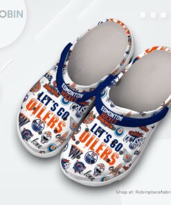 Edmonton Oilers NHL Sport Classic Crocs Shoes, Oilers Merch