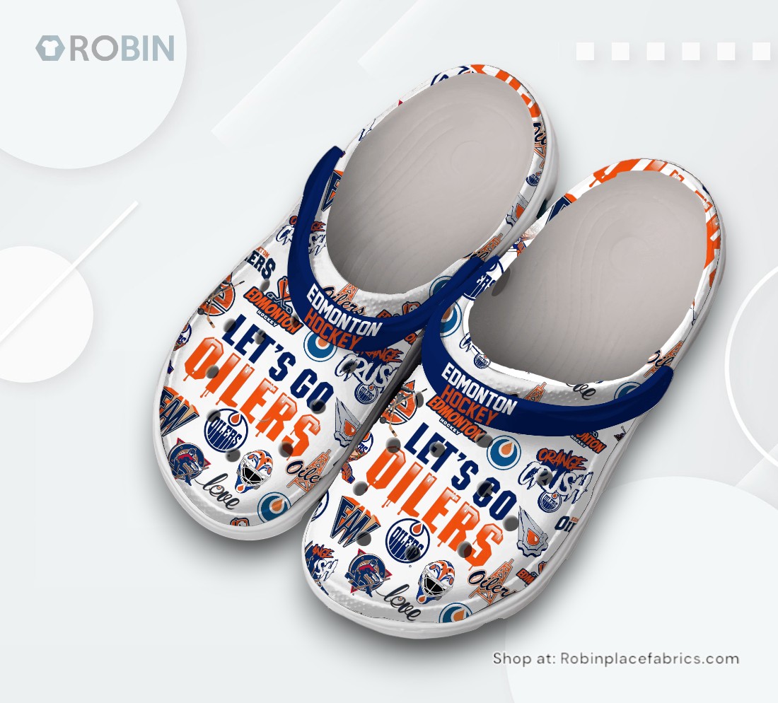 Edmonton Oilers NHL Sport Classic Crocs Shoes, Oilers Merch