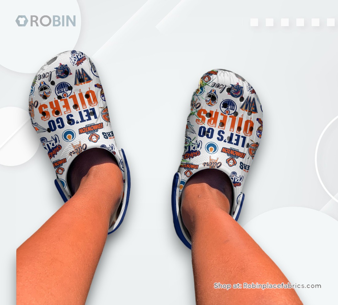Edmonton Oilers NHL Sport Classic Crocs Shoes, Oilers Merch Edmonton Oilers NHL Sport Classic Crocs Shoes, Oilers Merch