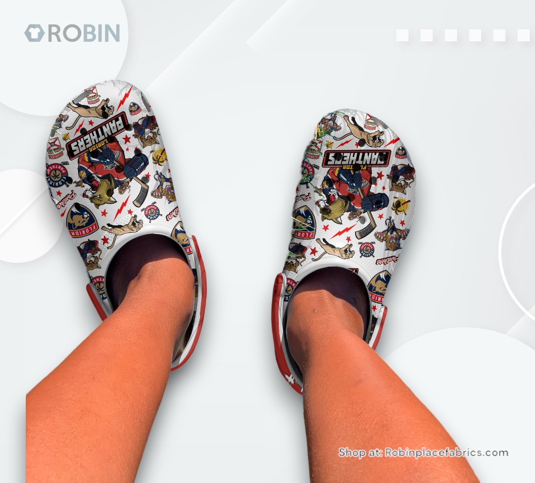 Florida Panthers NHL Sport Classic Crocs Shoes, Florida Panthers Gear Florida Panthers NHL Sport Classic Crocs Shoes, Florida Panthers Gear