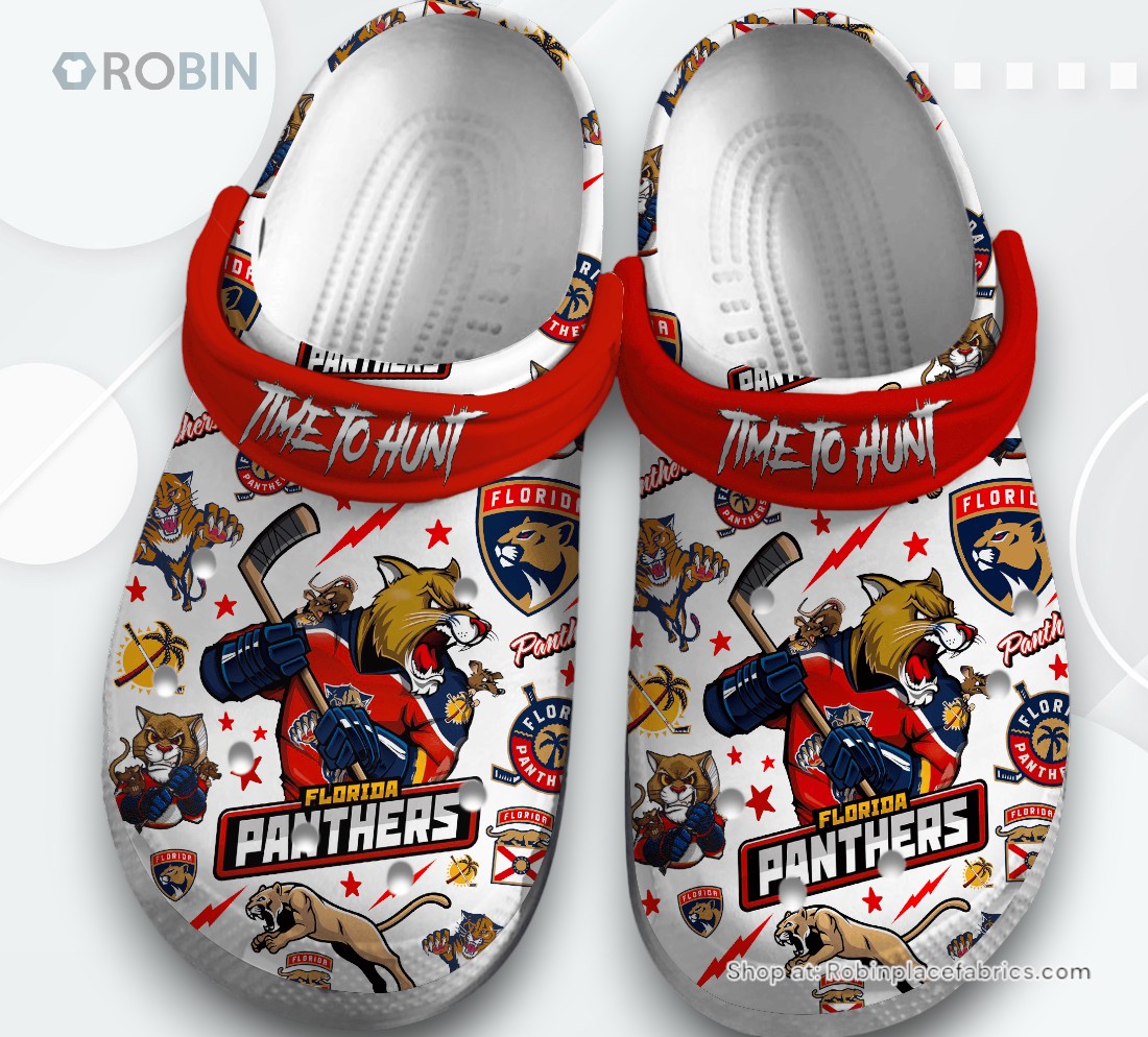 Florida Panthers NHL Sport Classic Crocs Shoes, Florida Panthers Gear Florida Panthers NHL Sport Classic Crocs Shoes, Florida Panthers Gear