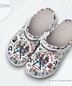 Foo Fighters Music Classic Crocs Shoes