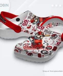 Georgia Bulldogs Football NCAA SportClassic Crocs Shoes, Georgia Bulldogs Gifts for Fans