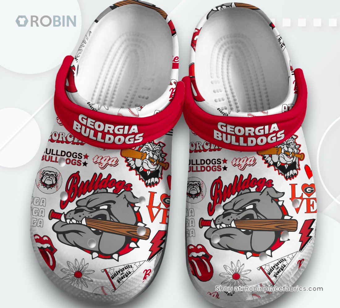 Georgia Bulldogs Football NCAA Sport Classic Crocs Shoes, Georgia Bulldogs Gear