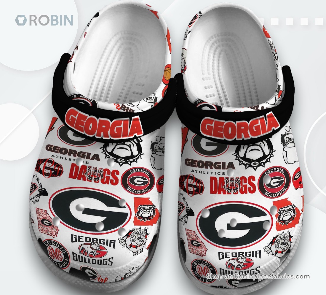 Georgia Bulldogs NCAA Sport Classic Crocs Shoes, Georgia Bulldogs Merch