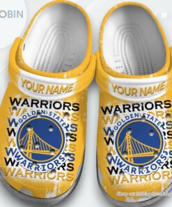 Golden State Warriors NBA Basketball Sport Classic Crocs Shoes, Warriors Gear