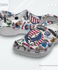 Grateful Dead Music Classic Crocs Shoes Grateful Dead Music Classic Crocs Shoes