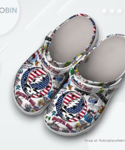 Grateful Dead Music Classic Crocs Shoes Grateful Dead Music Classic Crocs Shoes