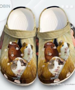 Guinea Pig Zipper clog Shoes