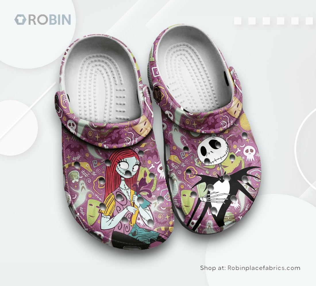 Halloween The Nightmare Before ChristmasCrocs Shoes Comfortable Crocband Clogs For Men Women
