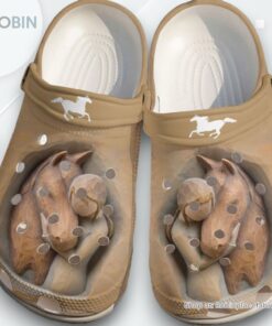 Horse Girl Loves Horses Classic Clogs Shoes