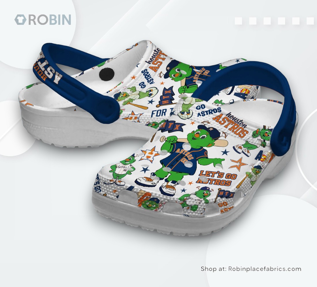 Houston Astros Baseball MLB Sport Classic Crocs Shoes, Houston Astros Unique Gifts Houston Astros Baseball MLB Sport Classic Crocs Shoes, Houston Astros Unique Gifts
