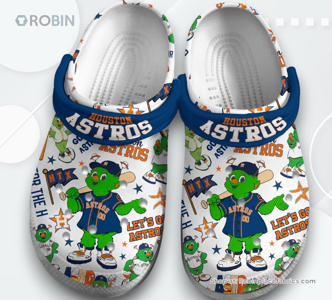 Houston Astros Baseball MLB Sport Classic Crocs Shoes, Houston Astros Unique Gifts Houston Astros Baseball MLB Sport Classic Crocs Shoes, Houston Astros Unique Gifts